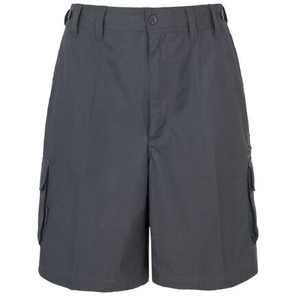 Short randonnée Trespass Gally Homme marron, 65% polyester 35% coton
