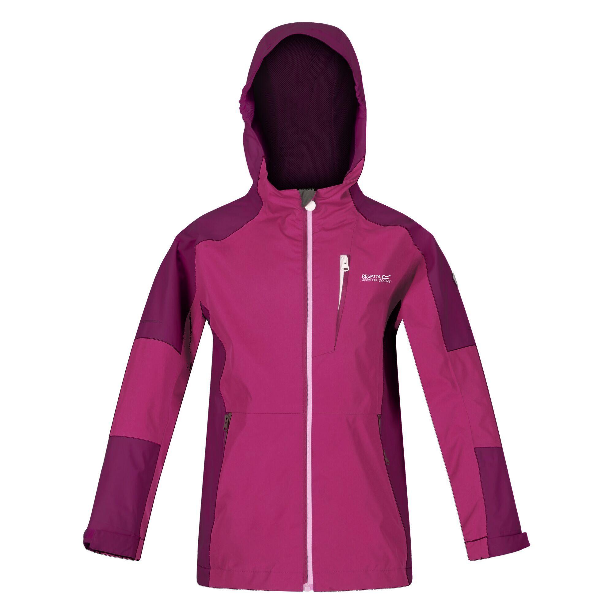 CALDERDALE Children's waterproof jacket (Fuchsia / Dark pink)