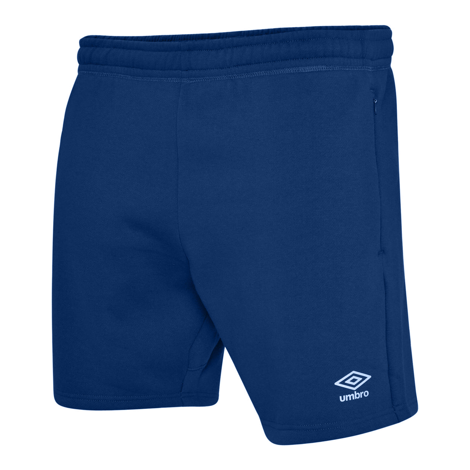 UMBRO Mens Club Leisure Shorts (Navy Blue/White)
