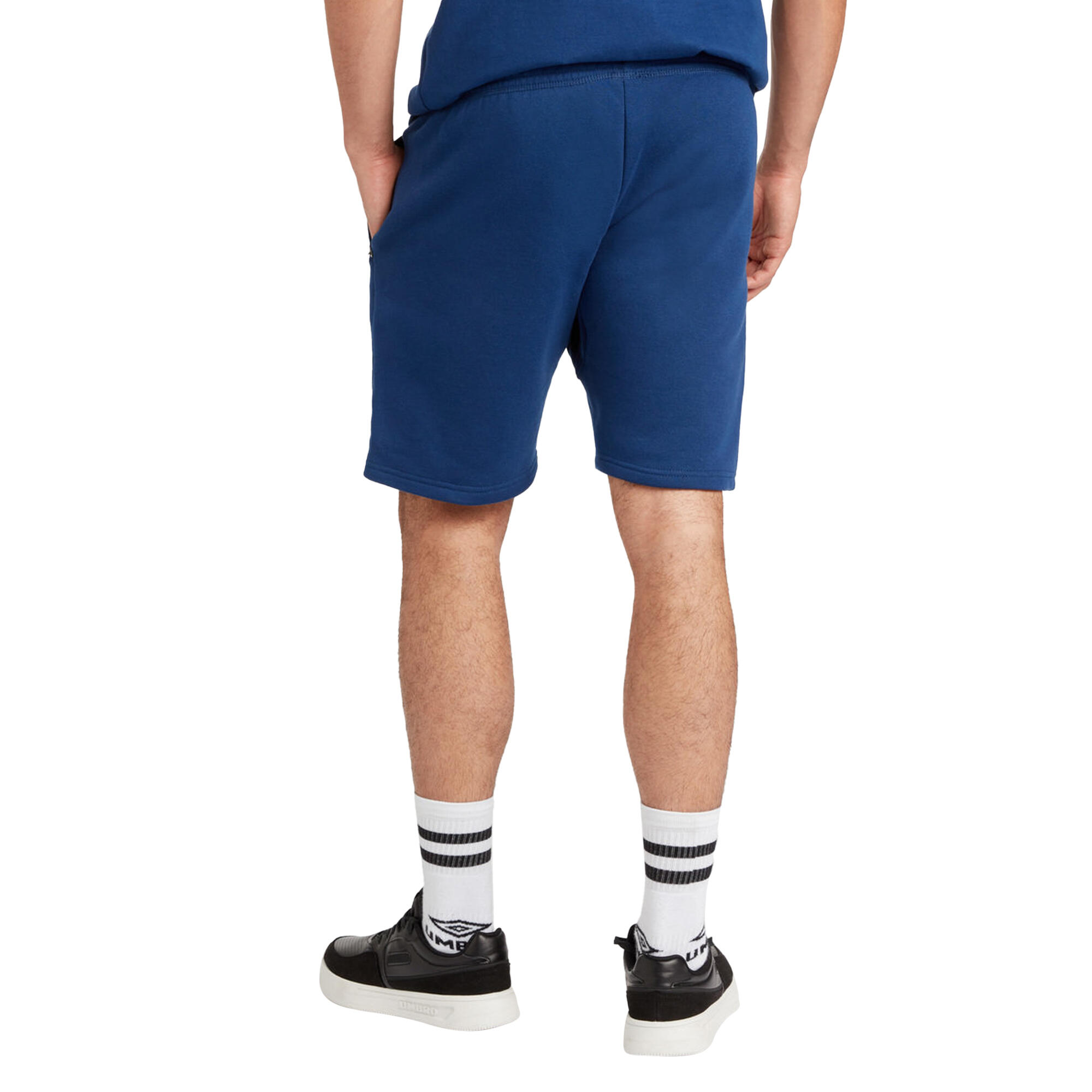 Mens Club Leisure Shorts (Navy Blue/White) 4/4