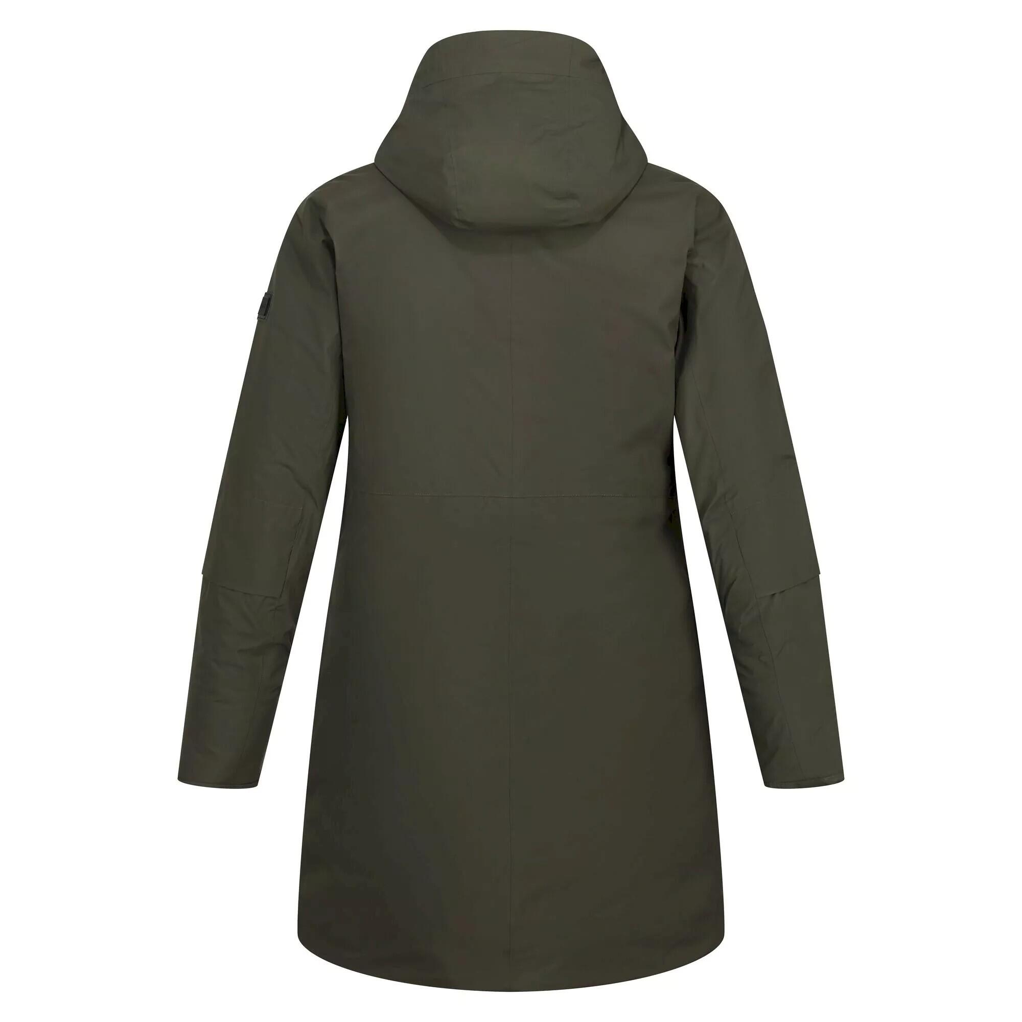 Womens/Ladies Yewbank II Waterproof Parka (Dark Khaki) 2/5