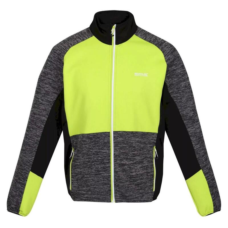 Veste polaire COLADANE Homme (Gris foncé / Vert kaki clair)