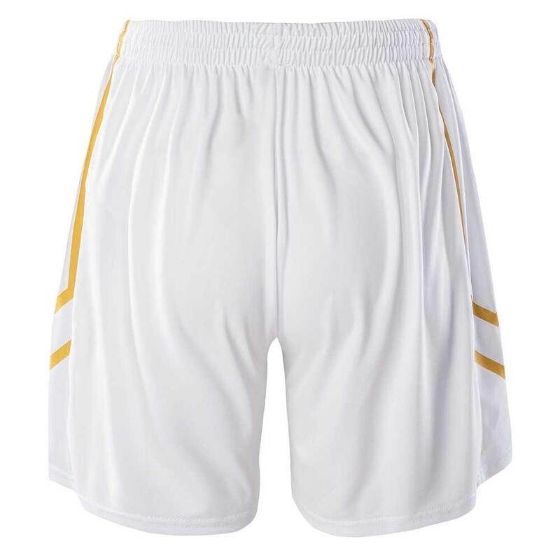 Heren Dunkey II Logo Shorts (Helder wit/gouden staaf)