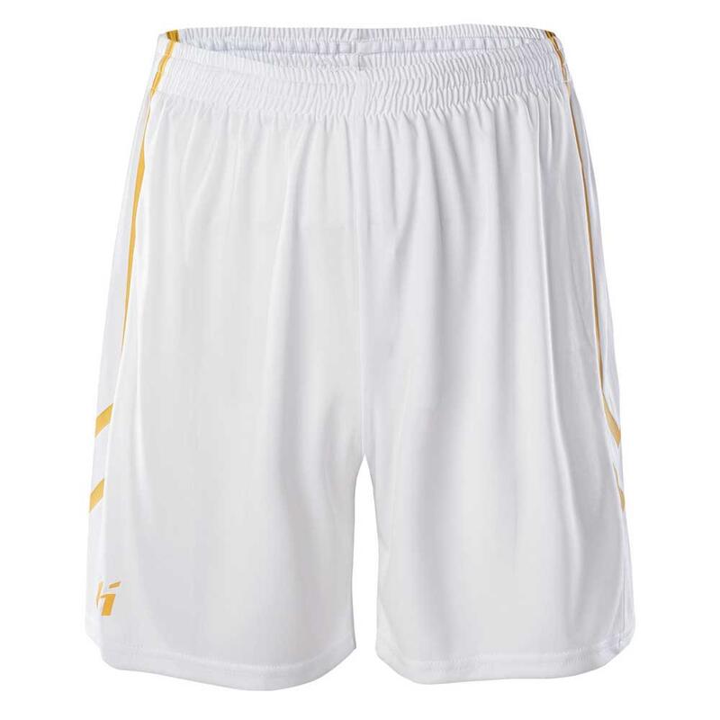 Heren Dunkey II Logo Shorts (Helder wit/gouden staaf)