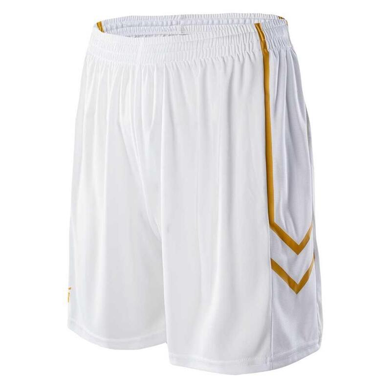 Heren Dunkey II Logo Shorts (Helder wit/gouden staaf)