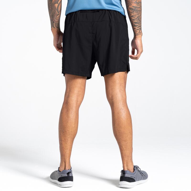 Heren Accelerate Fitness Shorts (Zwart)