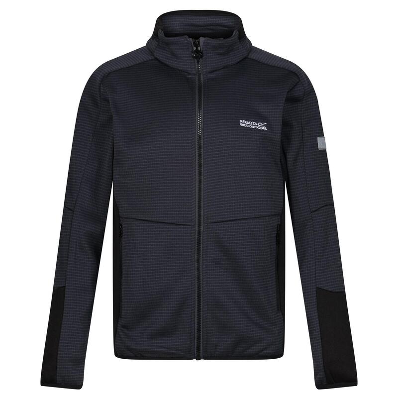 Kinder/Kinder Highton IV Full Zip Fleecejack (Afdichting Grijs/Zwart)