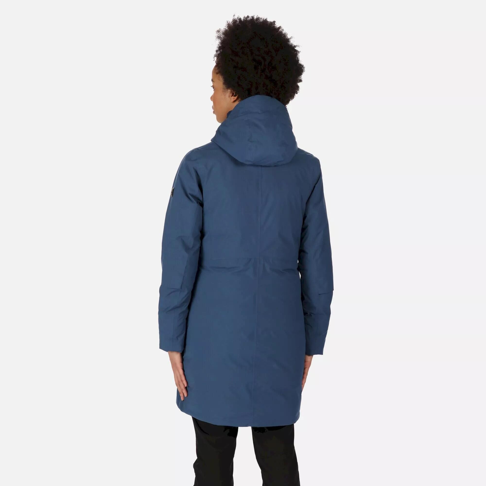 Womens/Ladies Yewbank II Waterproof Parka (Dark Denim) 3/5