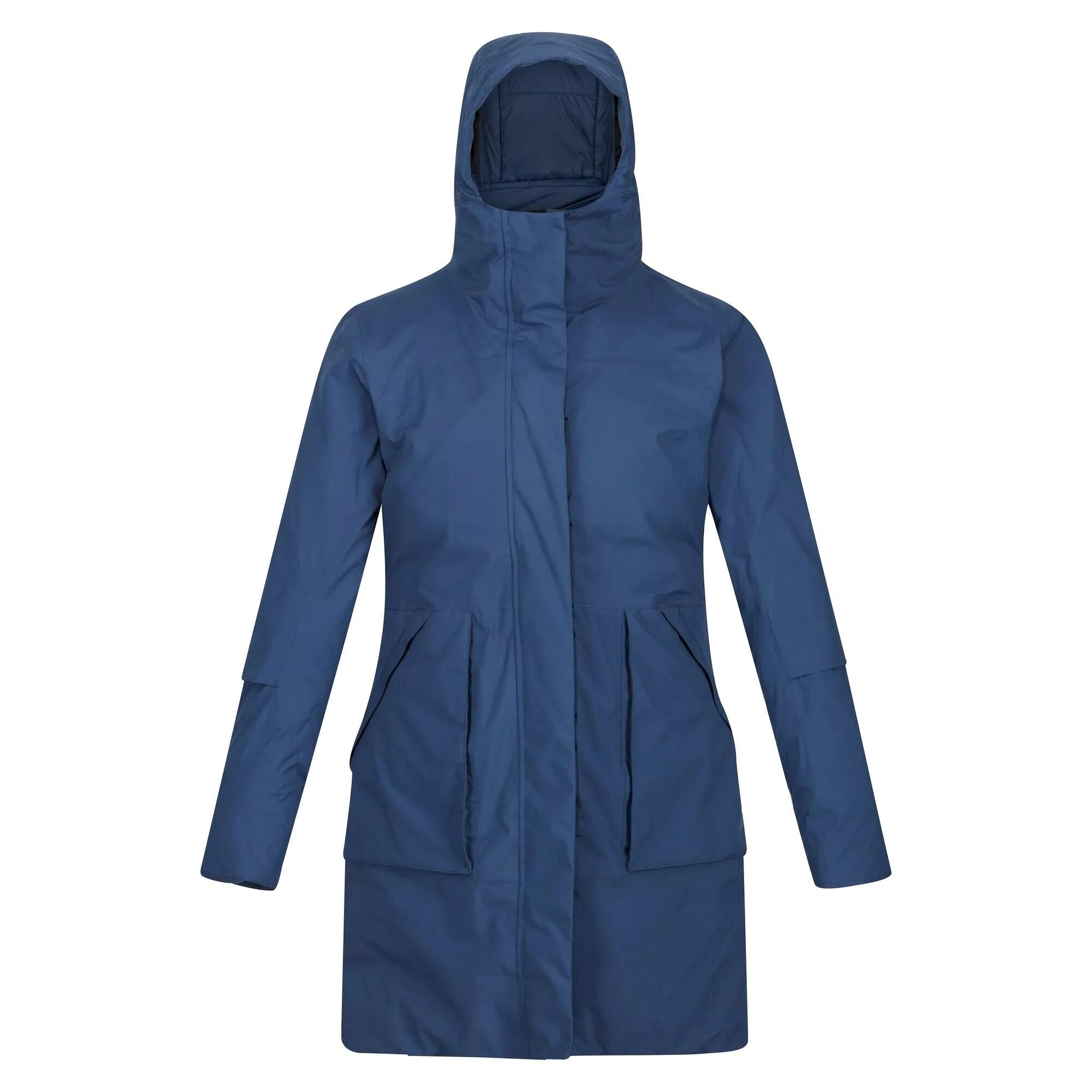 Regatta - Parka Yewbank Femme (denim Foncé) - Parka - Bleu|gris - S - Decathlon