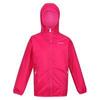 Groot Buitenshuis Kinderen/Kinderen Lever II Packaway Rain Jacket (Roze Fusie)
