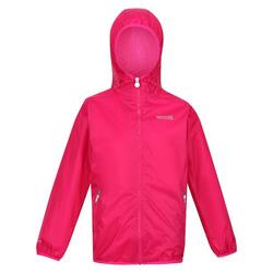 Groot Buitenshuis Kinderen/Kinderen Lever II Packaway Rain Jacket (Roze Fusie)