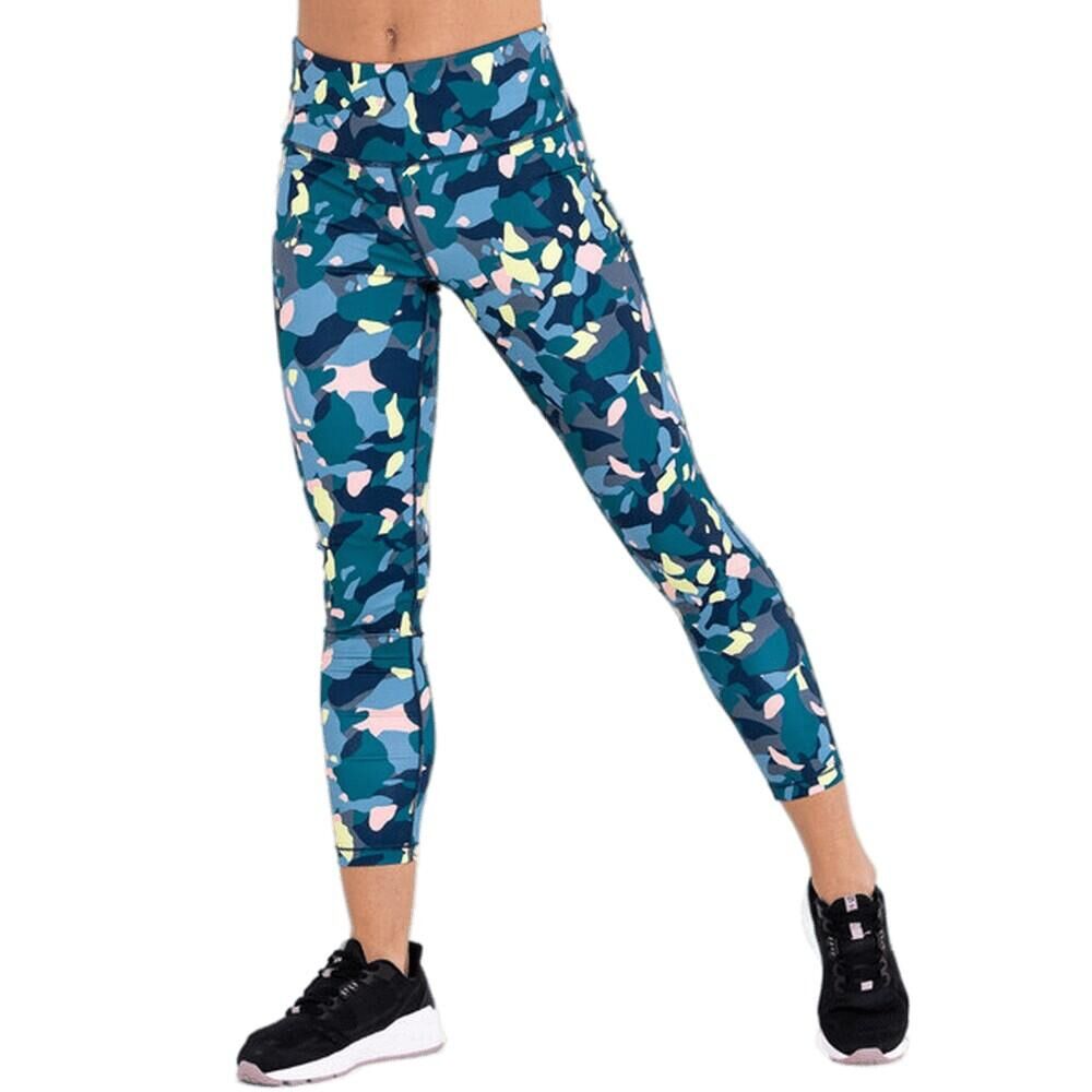 DARE 2B Womens/Ladies Influential Camo 7/8 Leggings (Fortune Green)