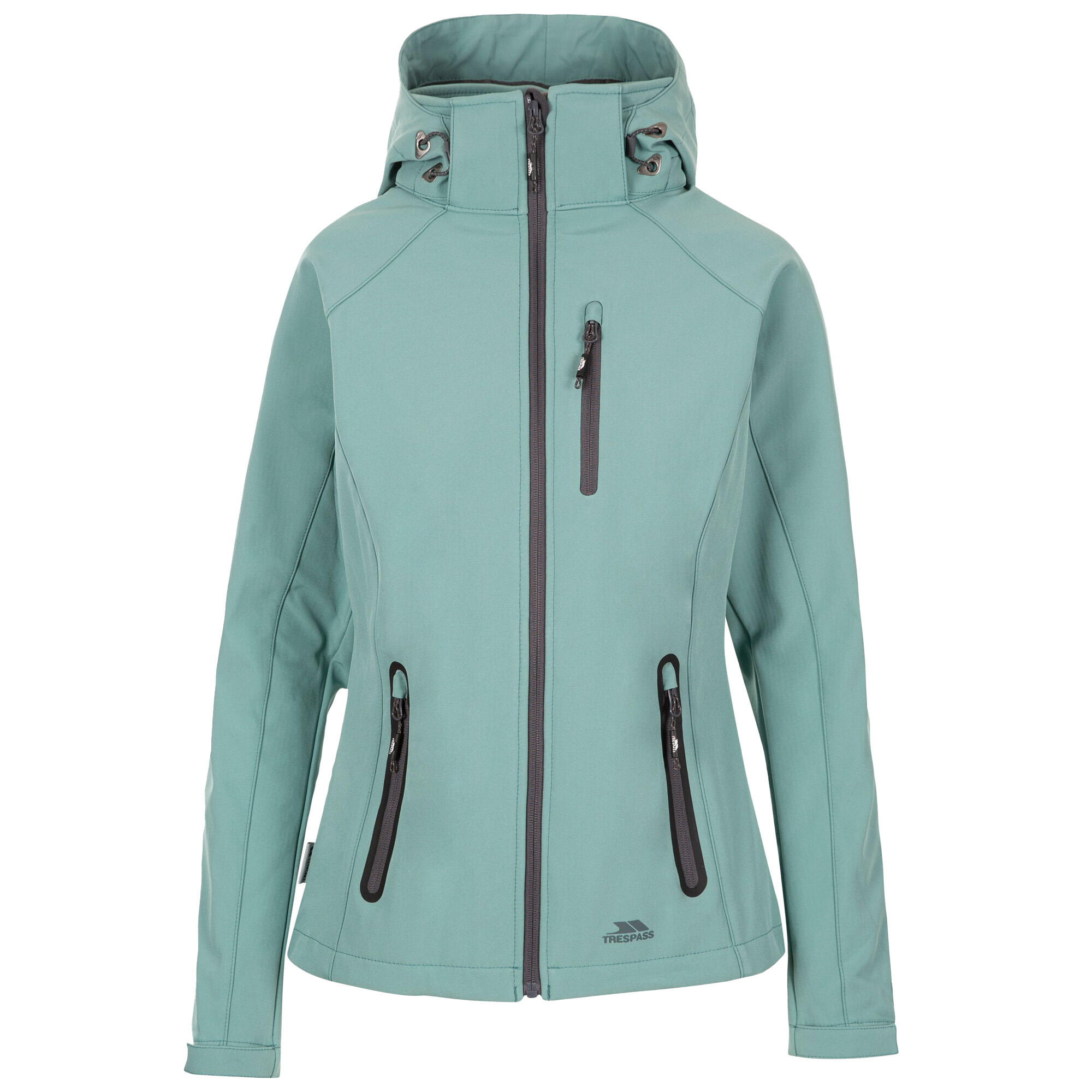 TRESPASS Womens/Ladies Bela II Waterproof Soft Shell Jacket (Teal Mist)