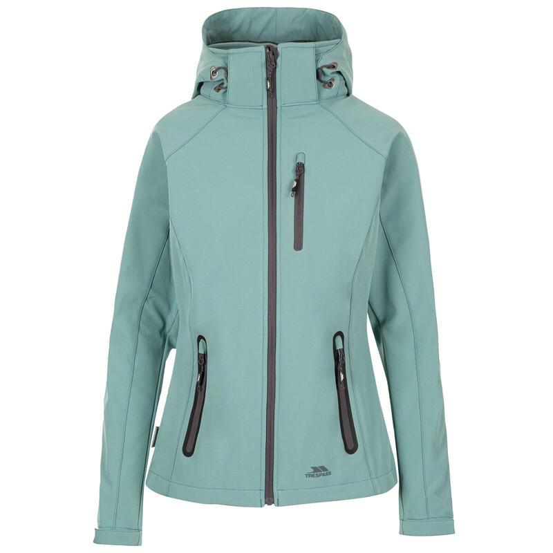 Veste softshell BELA Femme (Vert sarcelle pâle)