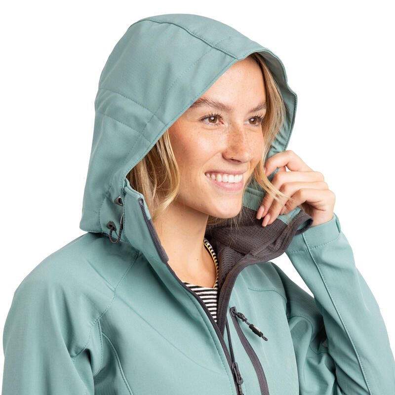 Veste softshell BELA Femme (Vert sarcelle pâle)