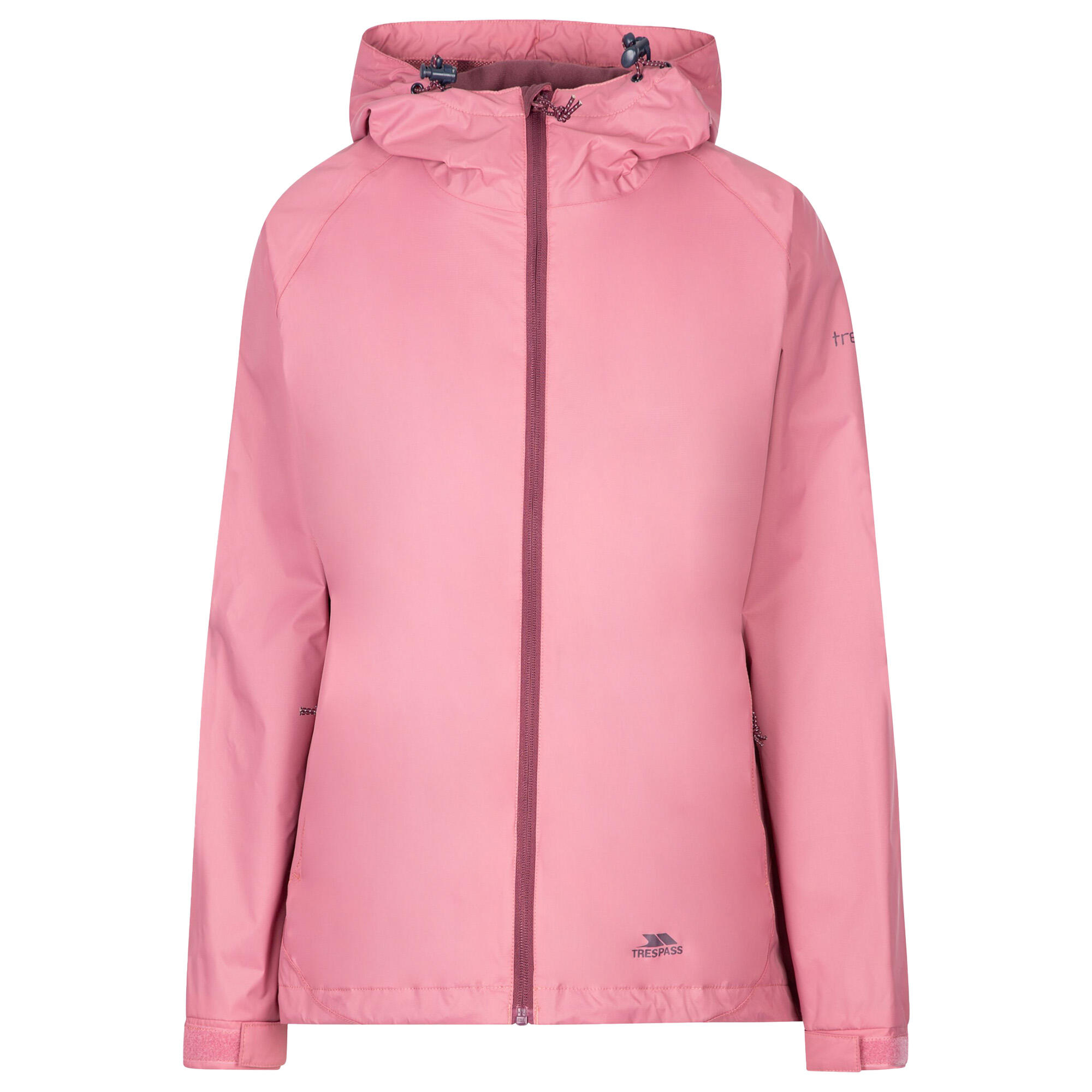 TRESPASS Womens/Ladies Tayah II Waterproof Jacket (Rose Blush)