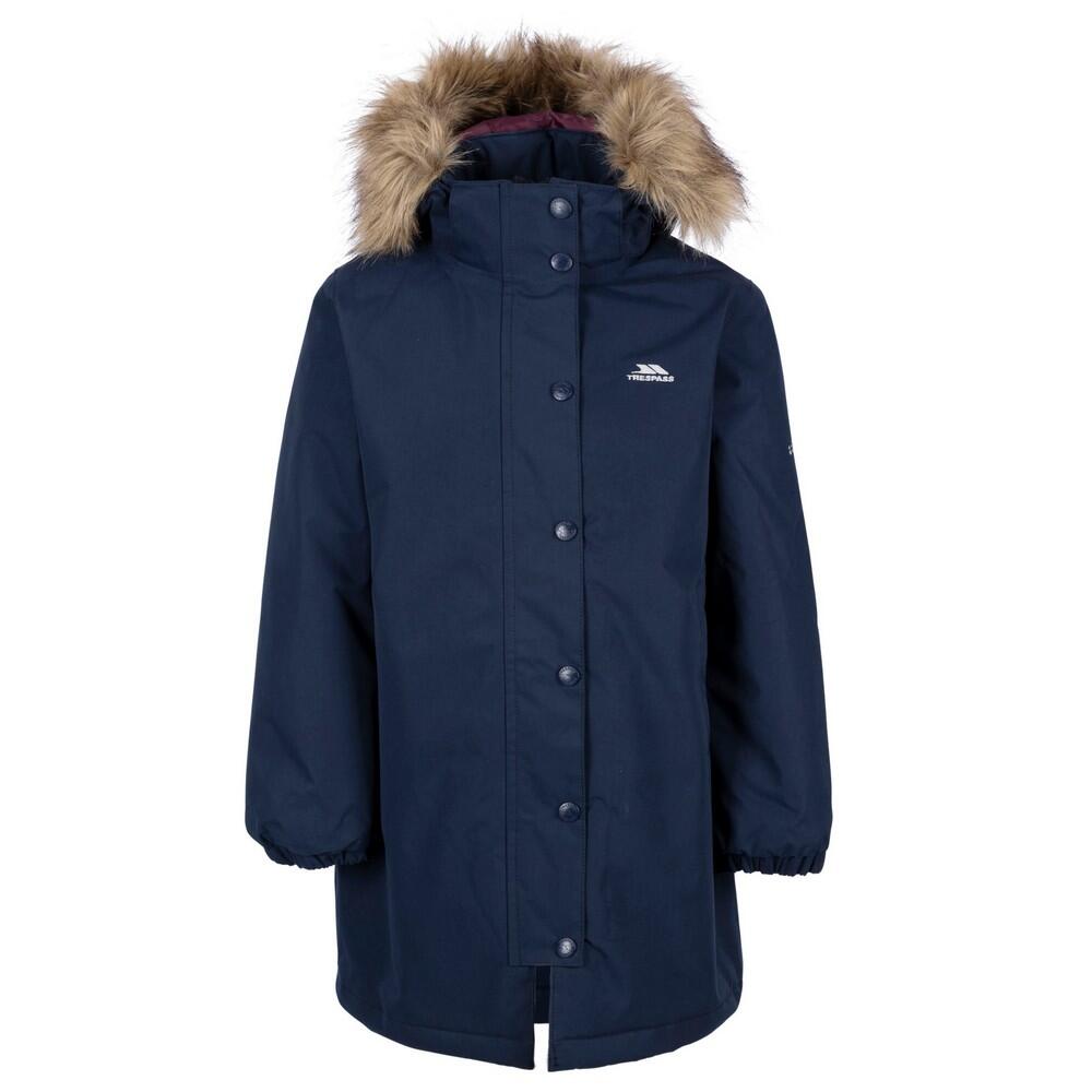 TRESPASS Giacca Impermeabile Ragazze Trespass Astound Blu Navy