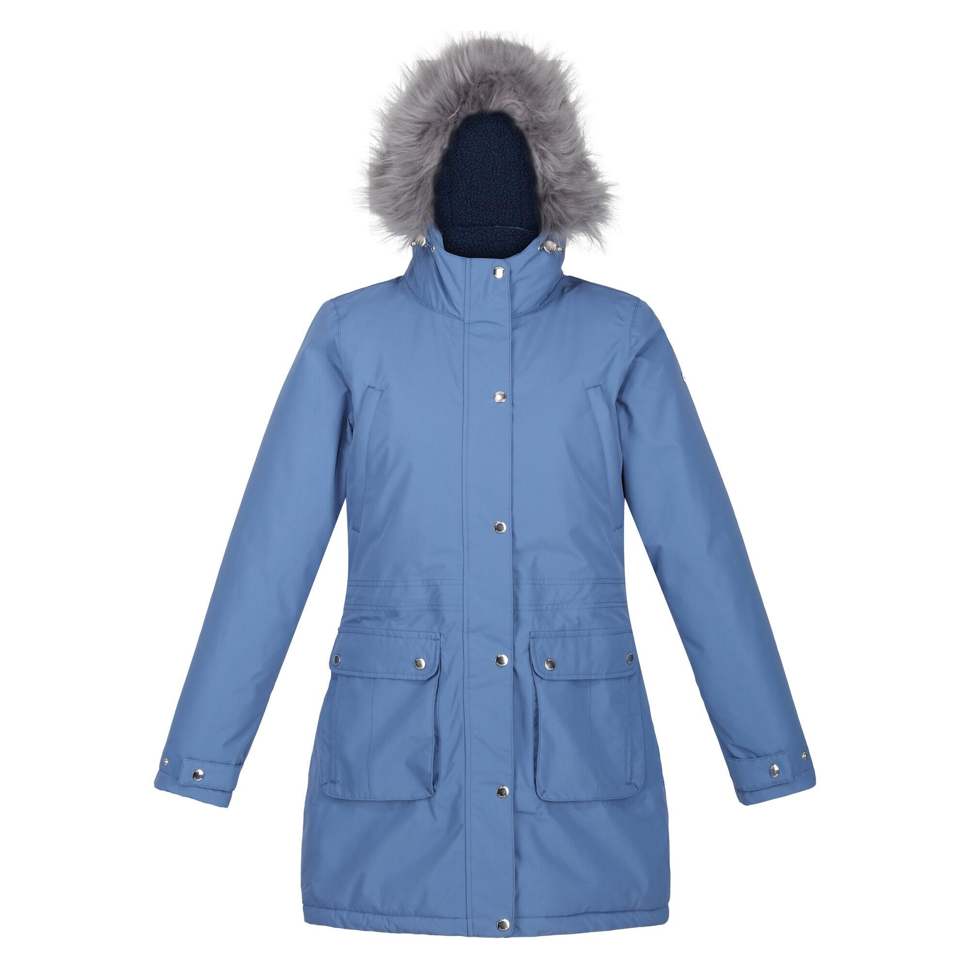 REGATTA Womens/Ladies Voltera Heated Waterproof Jacket (Slate Blue)