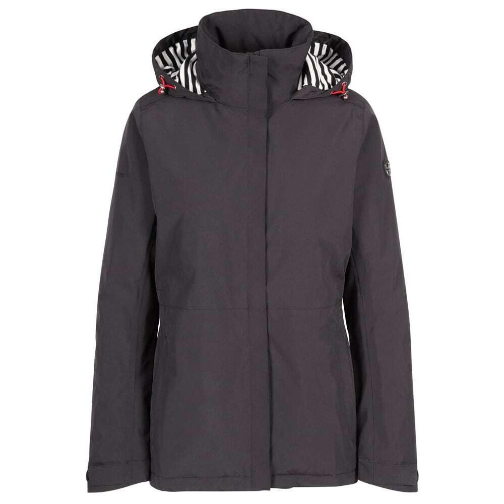 TRESPASS Womens/Ladies Frosty TP75 Padded Waterproof Jacket (Black)