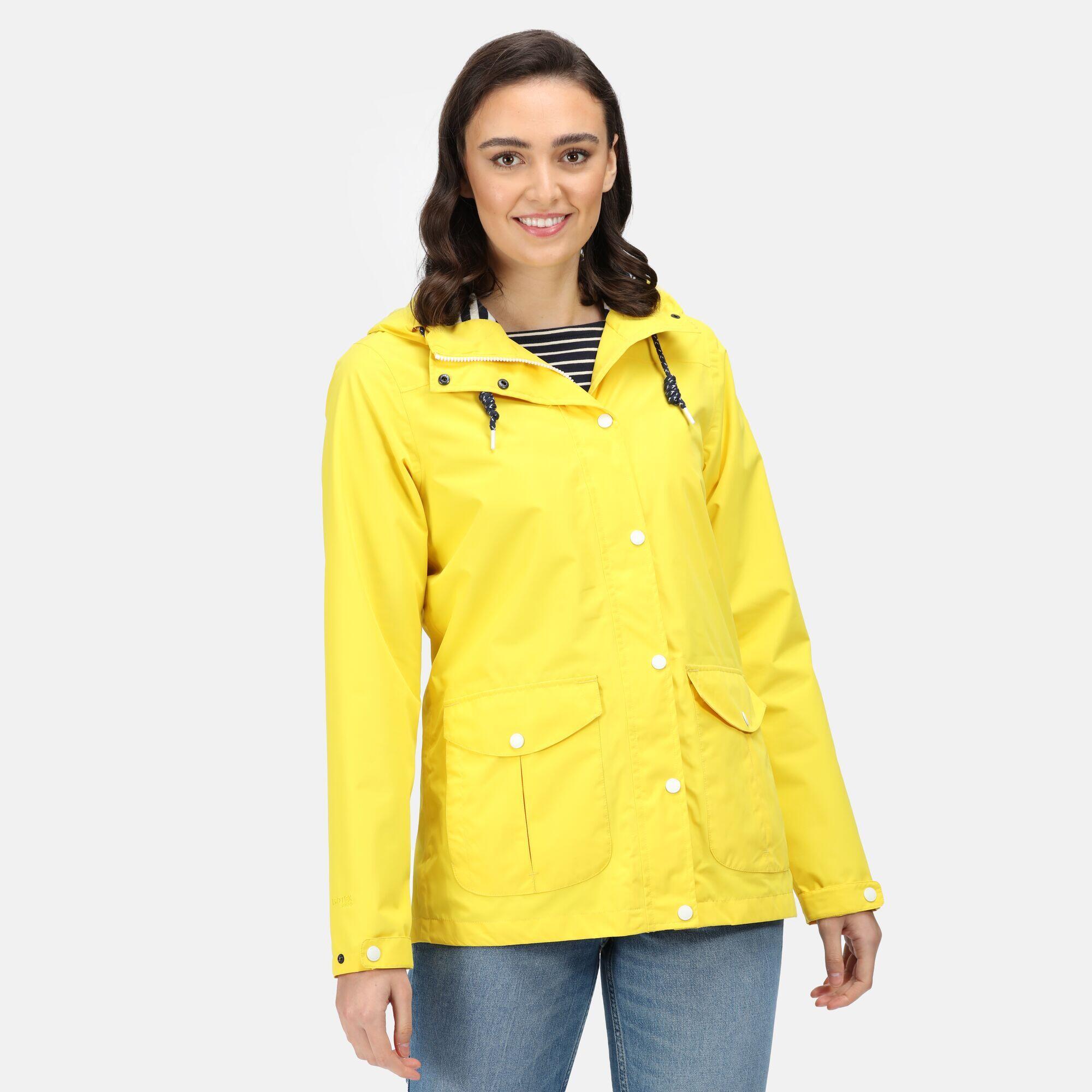 Womens/Ladies Phoebe Waterproof Jacket (Maize Yellow) 3/5