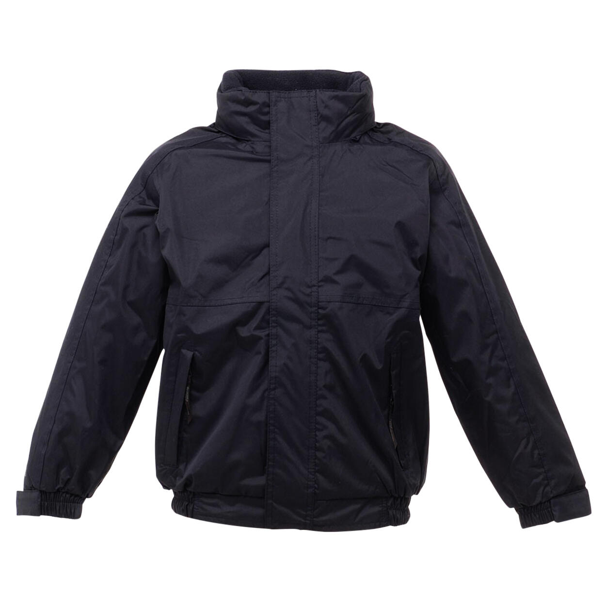 Kids/Childrens Waterproof Windproof Dover Jacket (Black/Ash) 1/5