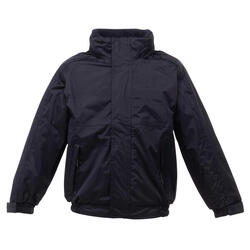 Kinderen/kinderen Waterdicht Windproof Doverjasje (Zwart/Ash)