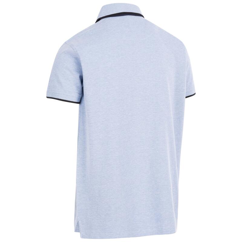 Heren Skate Polo Shirt (Denim Blauw)