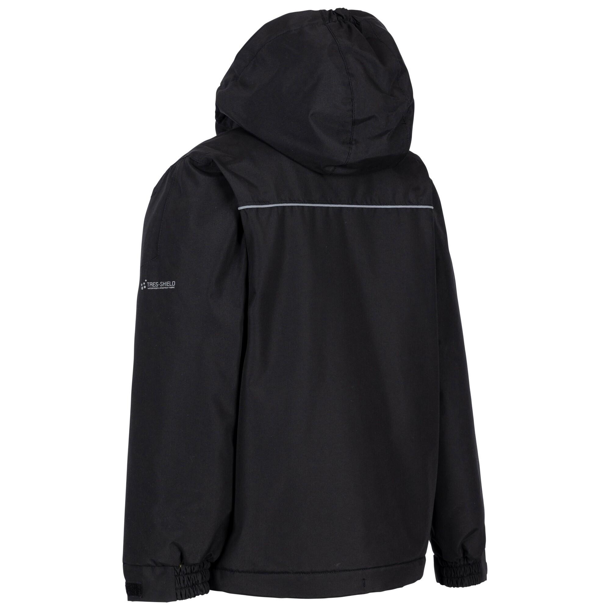 "Lost" Jacke, wasserfest für Jungen Schwarz 2/4