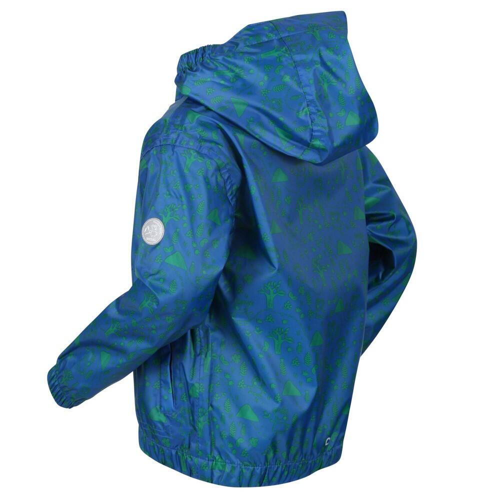 Children's MUDDY PUDDLE waterproof jacket (Blue)