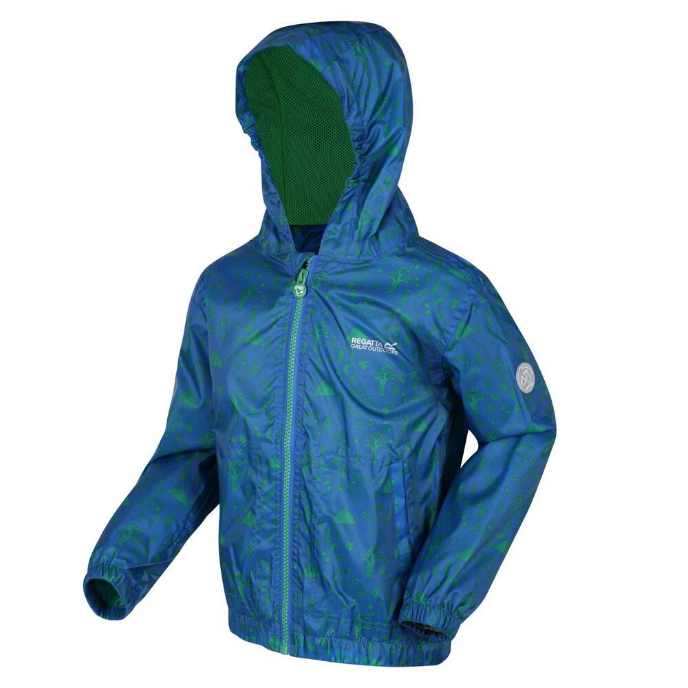 Children's MUDDY PUDDLE waterproof jacket (Blue)