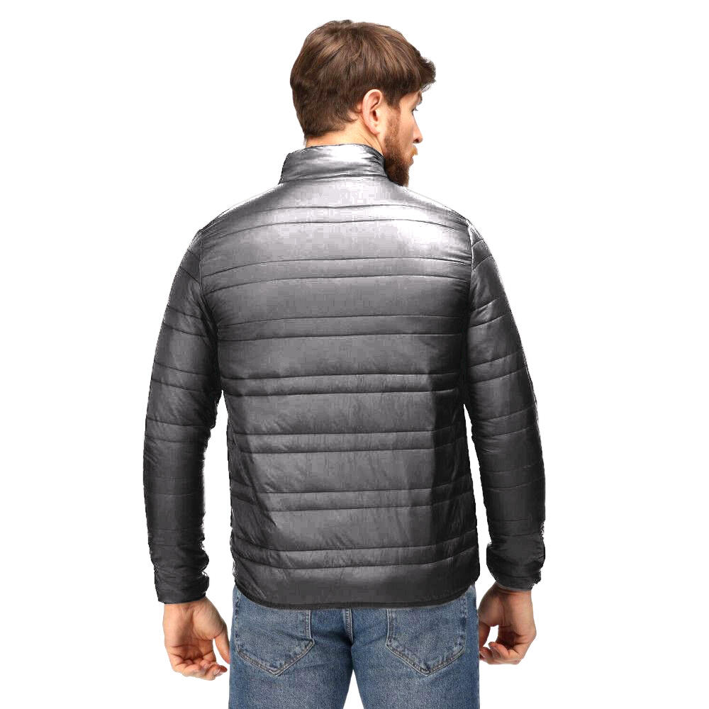 Professional Mens Firedown Insulated Jacket (Seal Grey/Black) 2/5