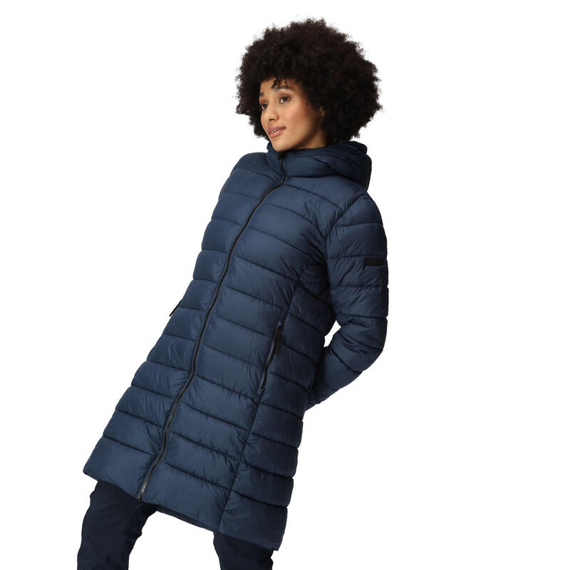 Chaqueta Acolchada Andia de Deflector para Mujer Azul Almirante