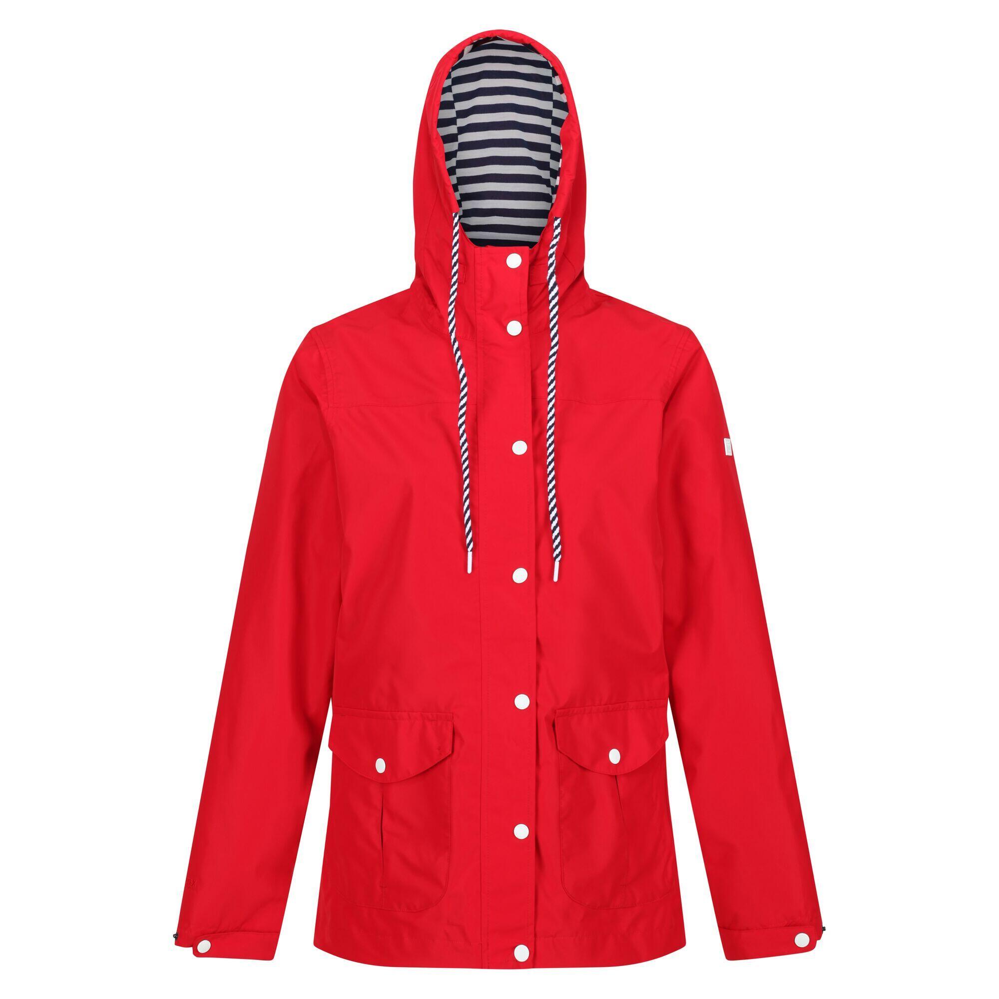 REGATTA Womens/Ladies Bayarma Lightweight Waterproof Jacket (True Red)