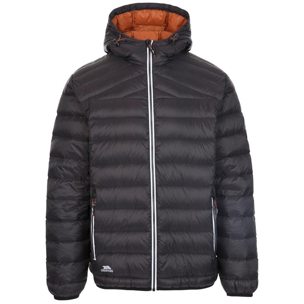 WHITMAN Men's down jacket (Black / Rust)