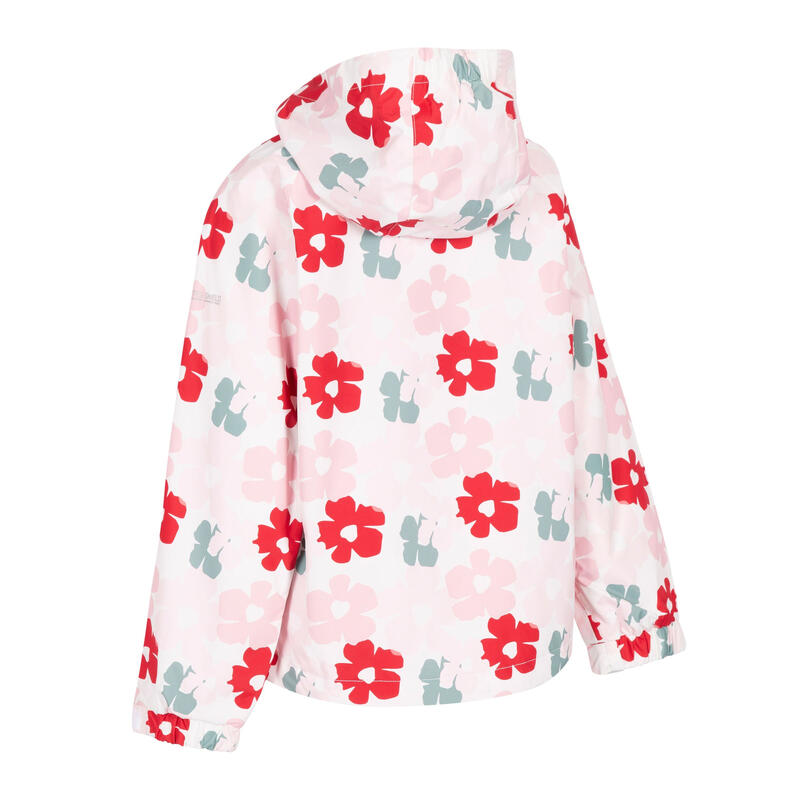 Childrens Girls Hopeful Waterproof Regenjasje (Rood)