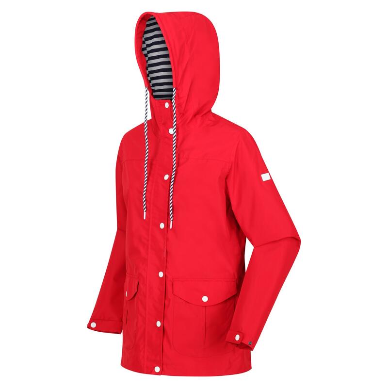 Chaqueta Impermeable Bayarma para Mujer Rojo Real