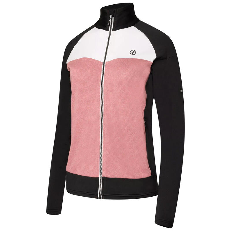 Dames Elation II Core Stretch Gerecycleerde Fleece (Mesa Roze/Zwart)