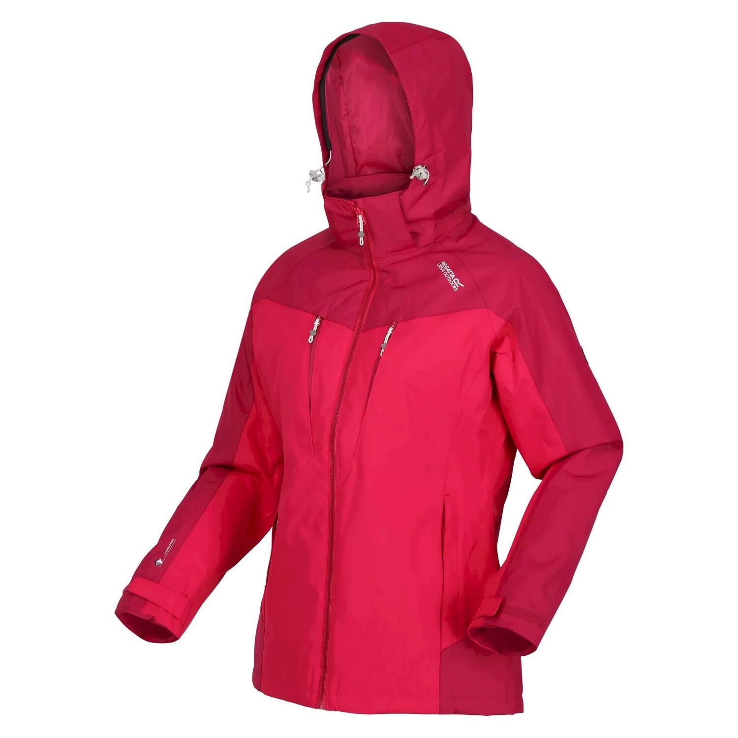 Womens/Ladies Calderdale Winter Waterproof Jacket (Pink Potion/Berry Pink) 3/5