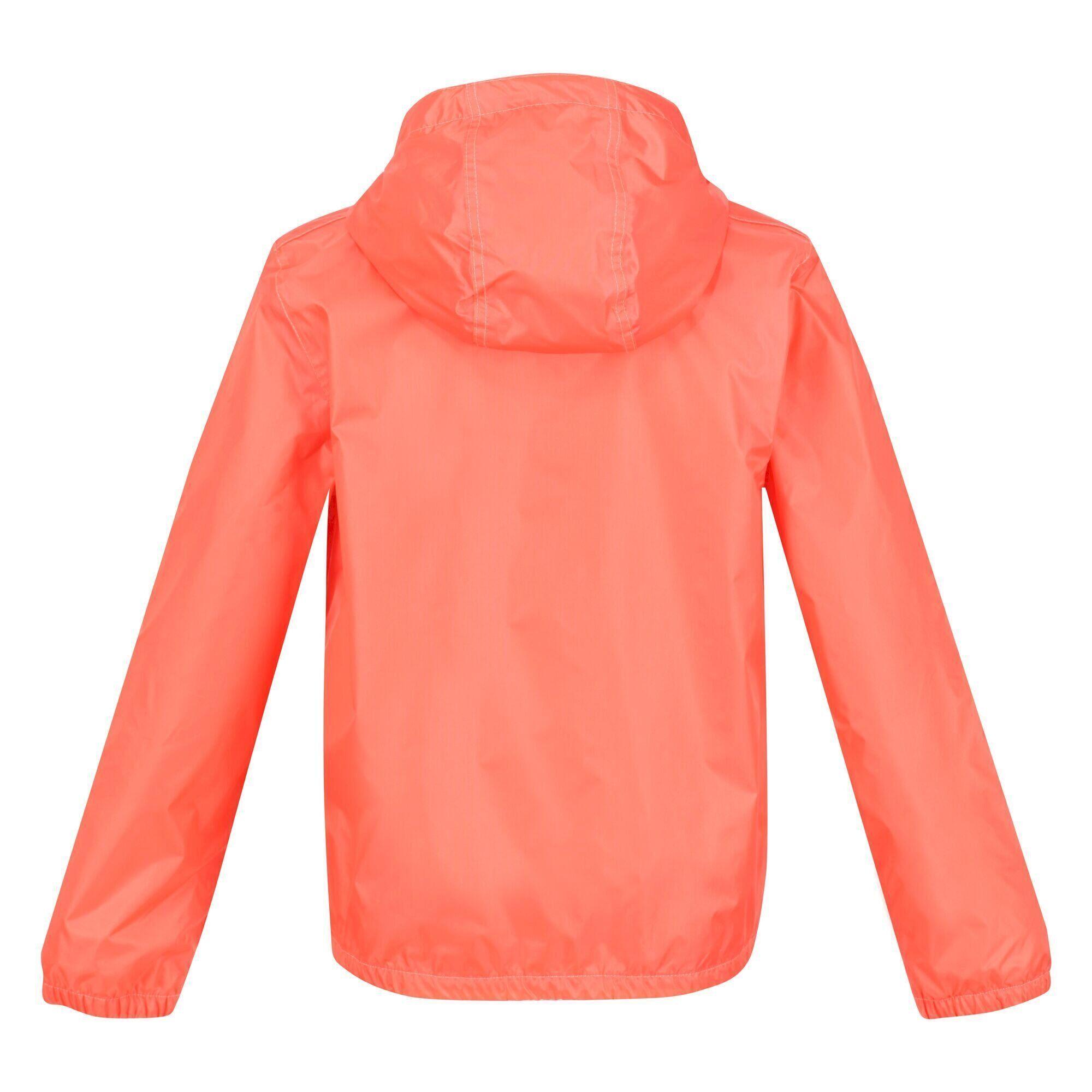 Childrens/Kids Catkin Waterproof Jacket (Fusion Coral) 3/5