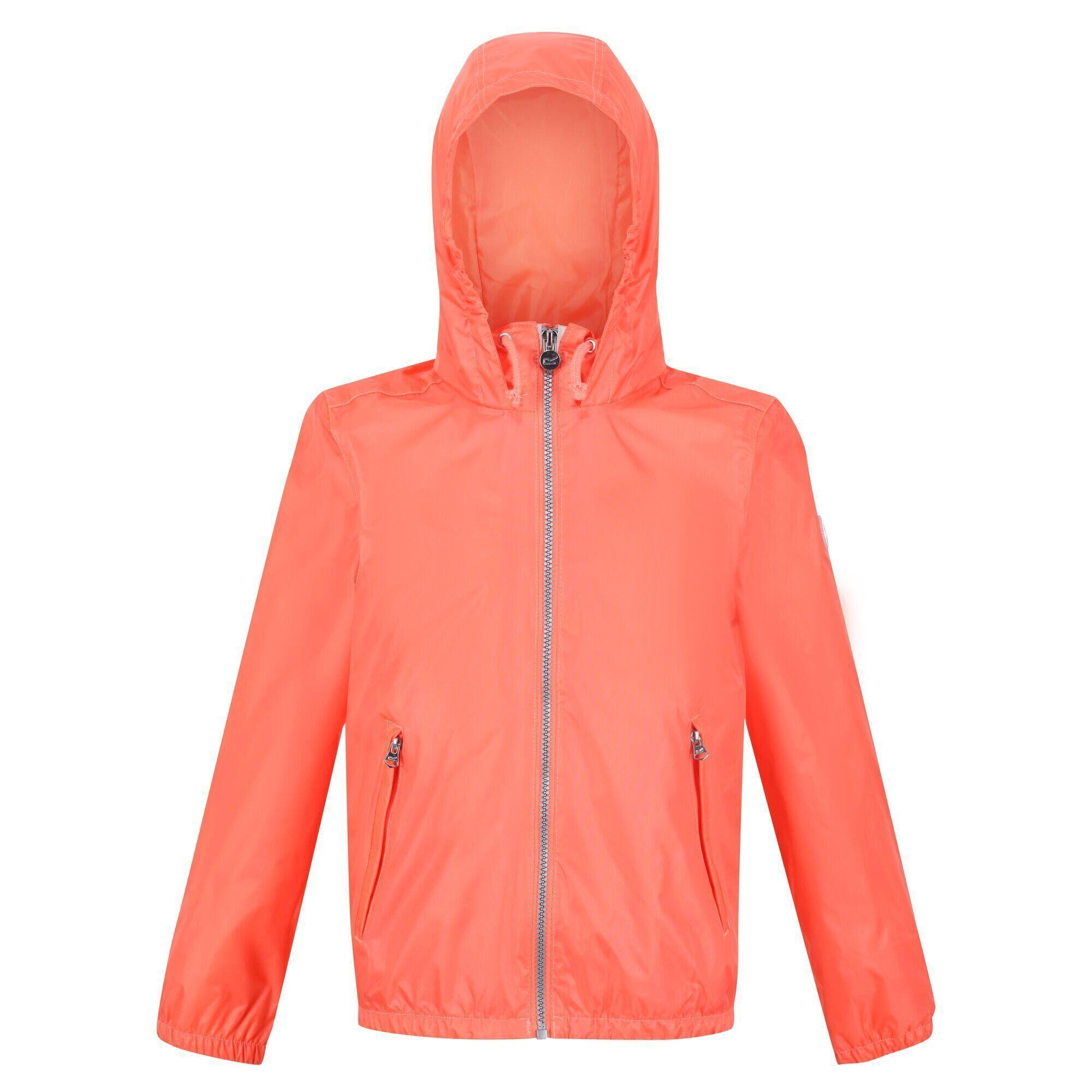 Childrens/Kids Catkin Waterproof Jacket (Fusion Coral) 1/5