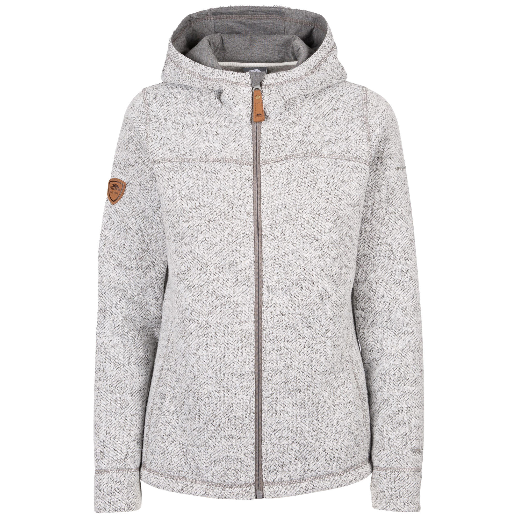 Women's RESERVE hooded fleece jacket (Storm grey)