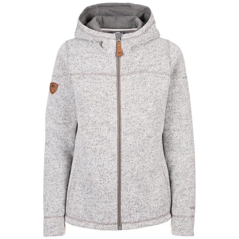 Dames Reserve Fleece Vest met Capuchon (Stormgrijs)