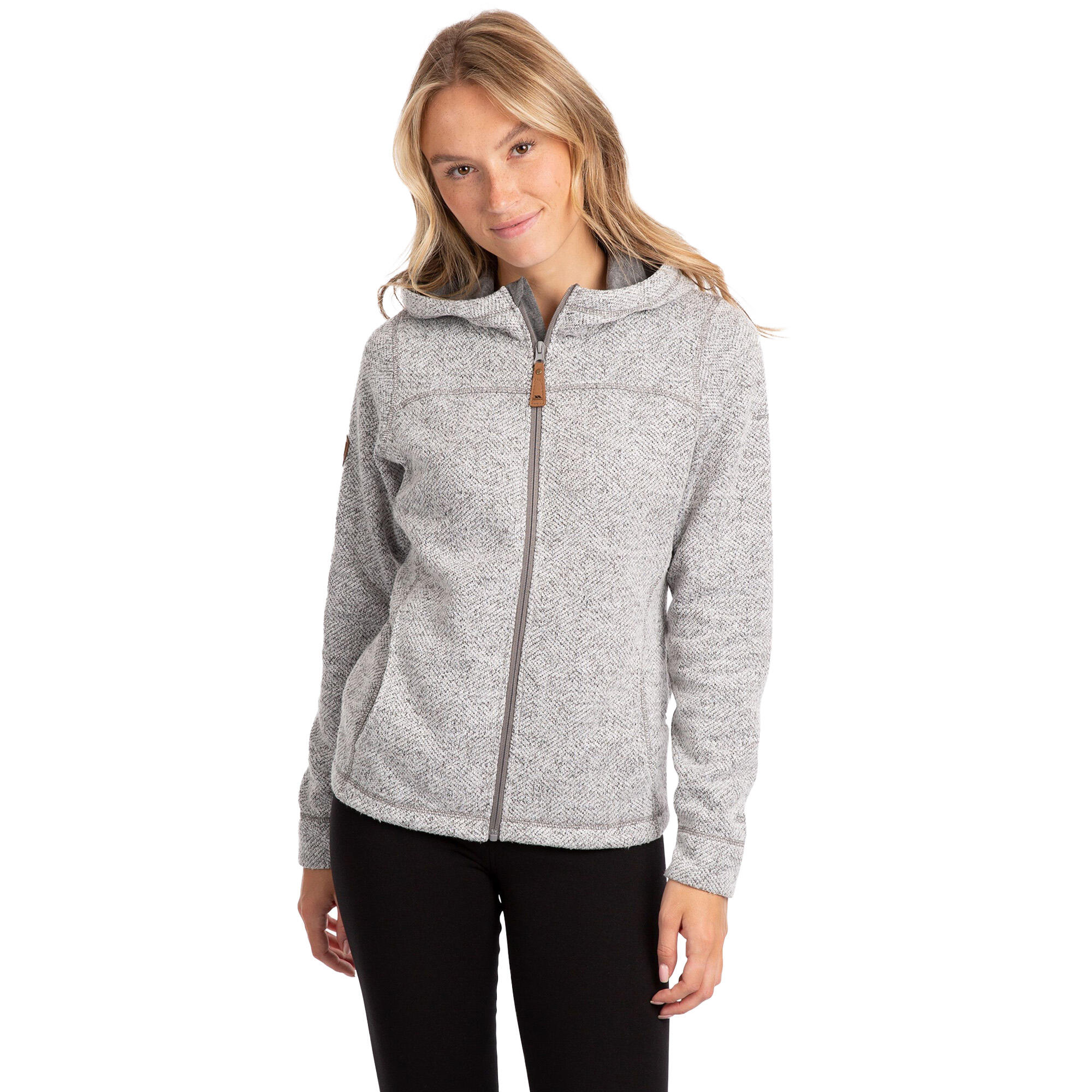 Women's RESERVE hooded fleece jacket (Storm grey)