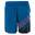 Reno shorts voor kinderen (Opaalblauw/Racingsrood)