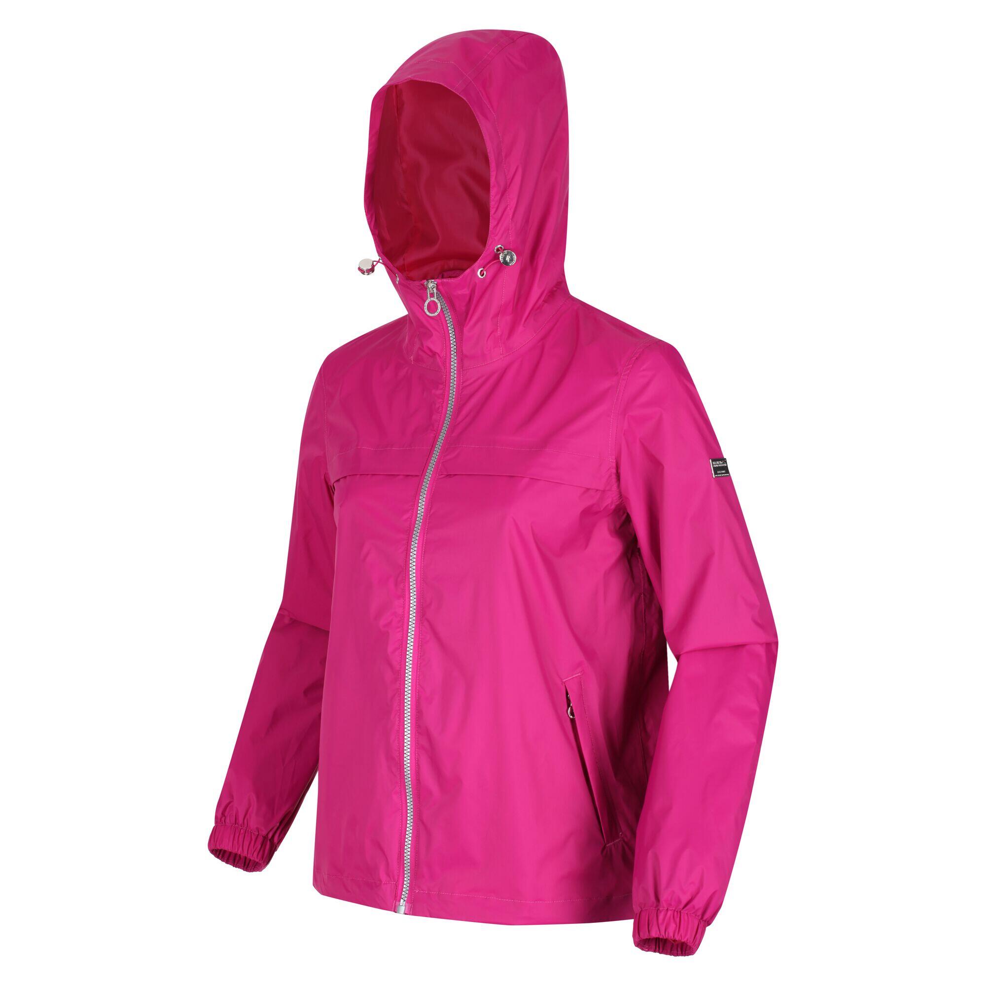 Womens/Ladies Lalita Waterproof Jacket (Fuchsia) 4/5