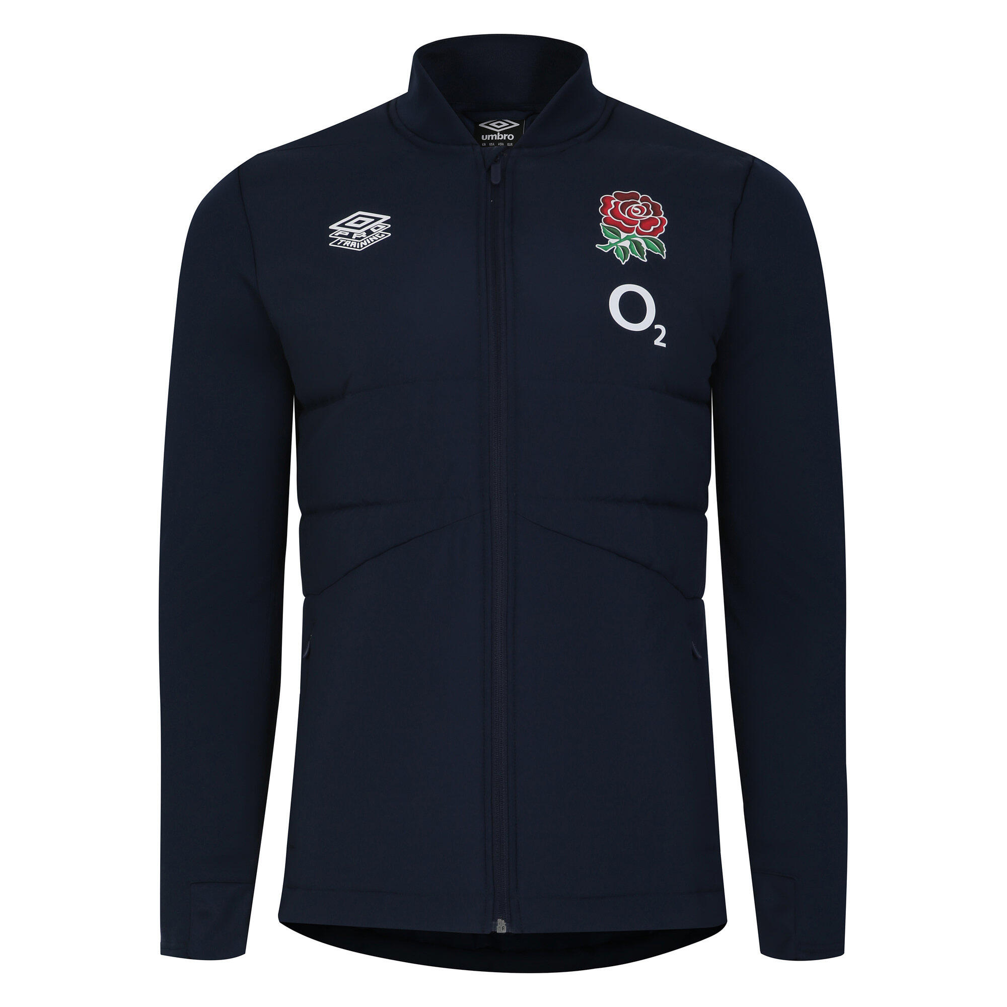 UMBRO Mens 23/24 England Rugby Thermal Jacket (Navy Blazer)