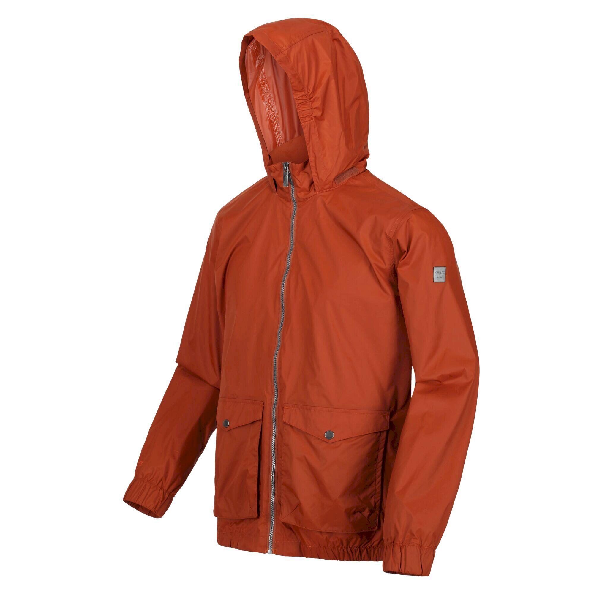 Mens Reaver Waterproof Bomber Jacket (Radiant Pure Orange) 3/5