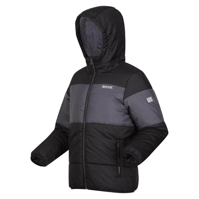 Veste matelassée LOFTHOUSE Enfant (Noir / Gris phoque)