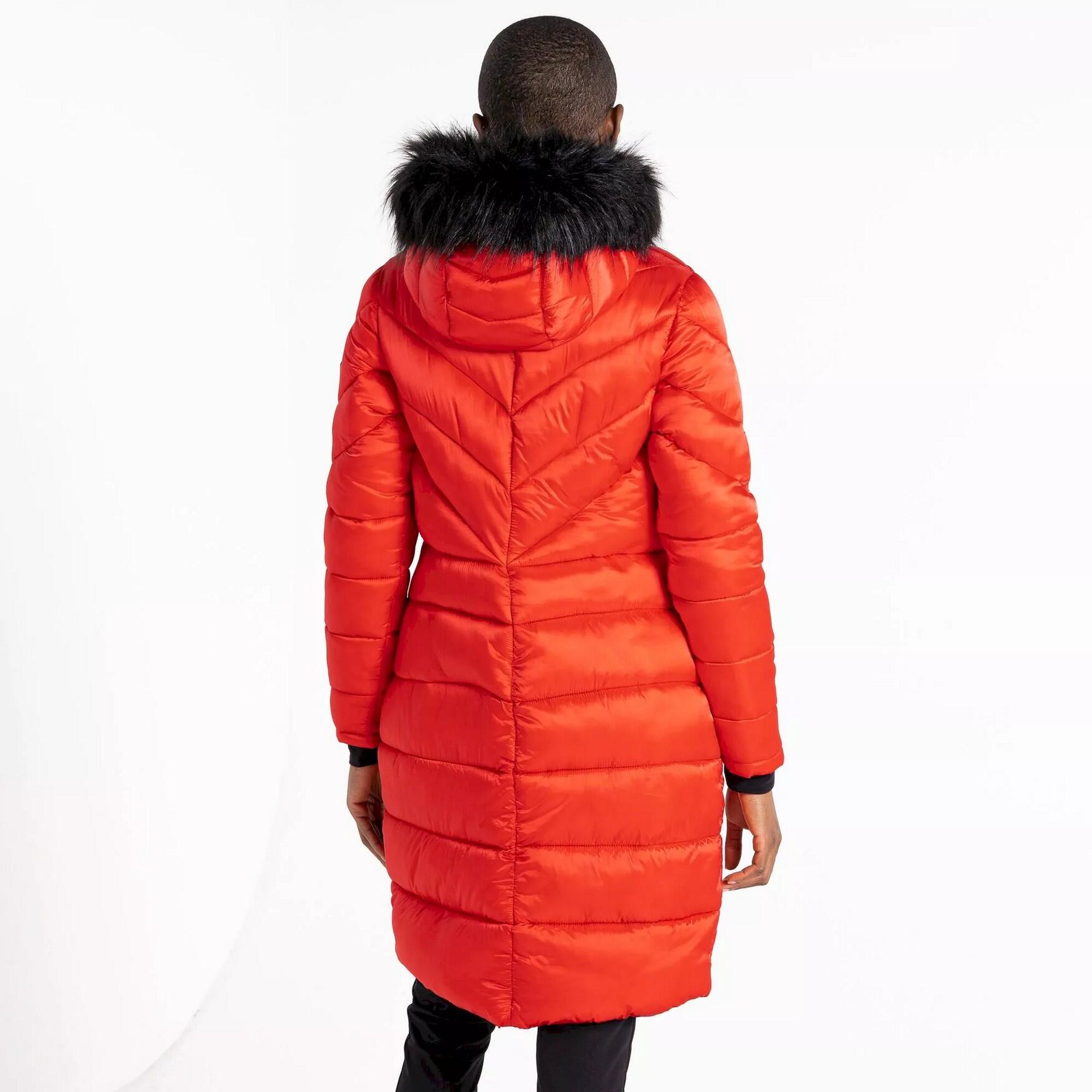 Womens/Ladies Julien Macdonald Suppression Longline Jacket (Volcanic Red) 2/5