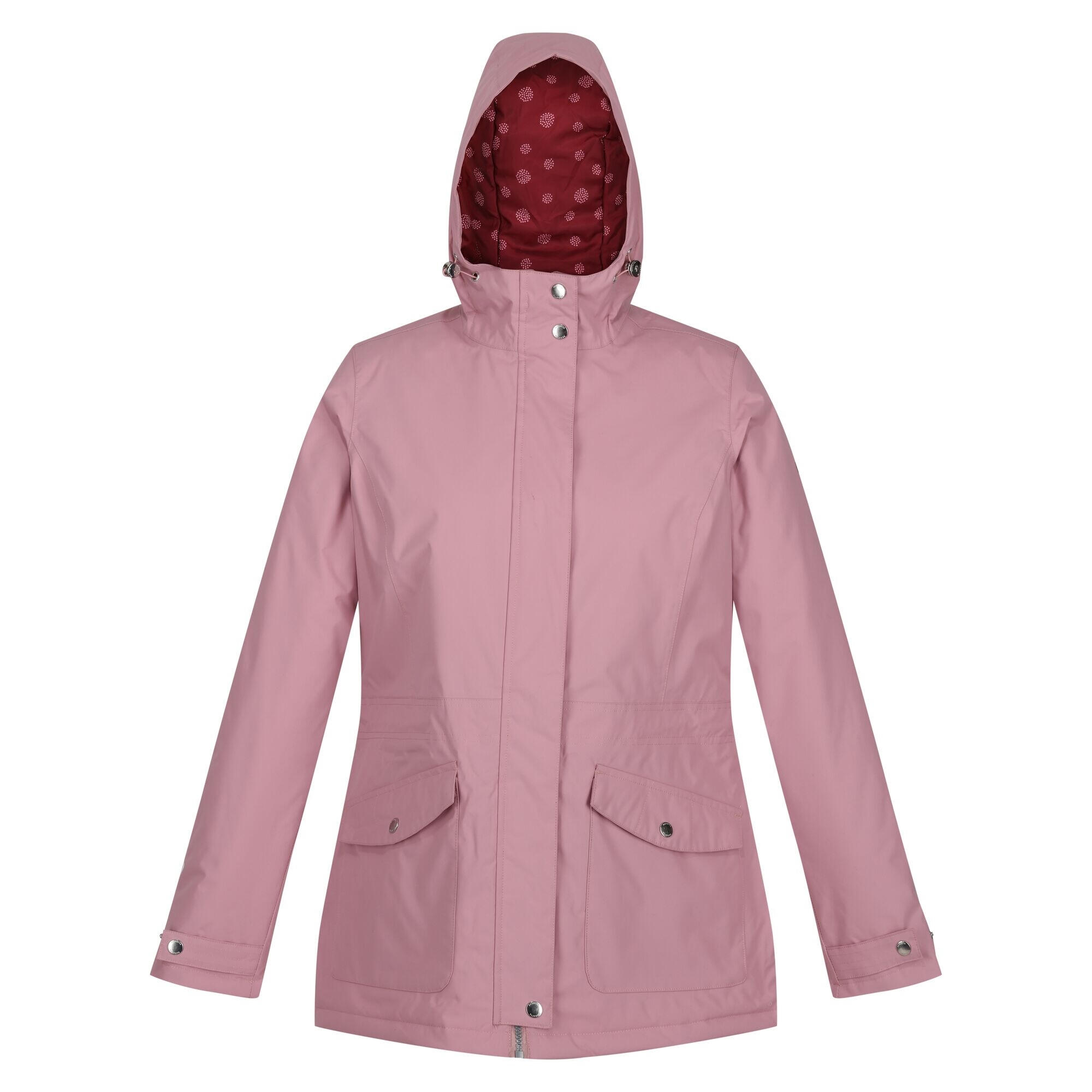 Womens/Ladies Brigida Waterproof Jacket (Powder Pink) 1/4